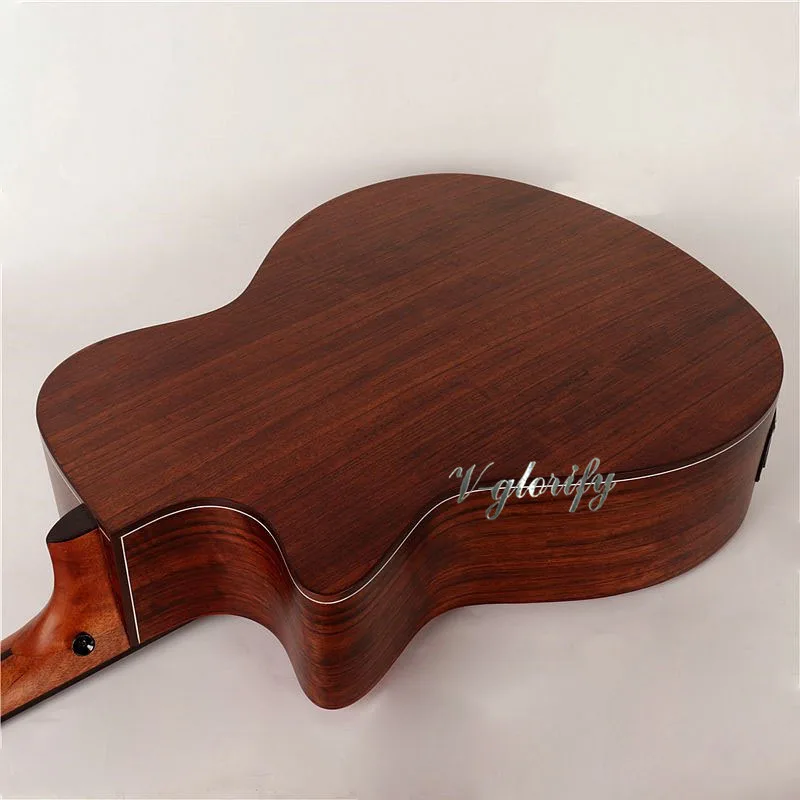 Red cedar top профессиональная модель luna акустическая гитара с электрическим