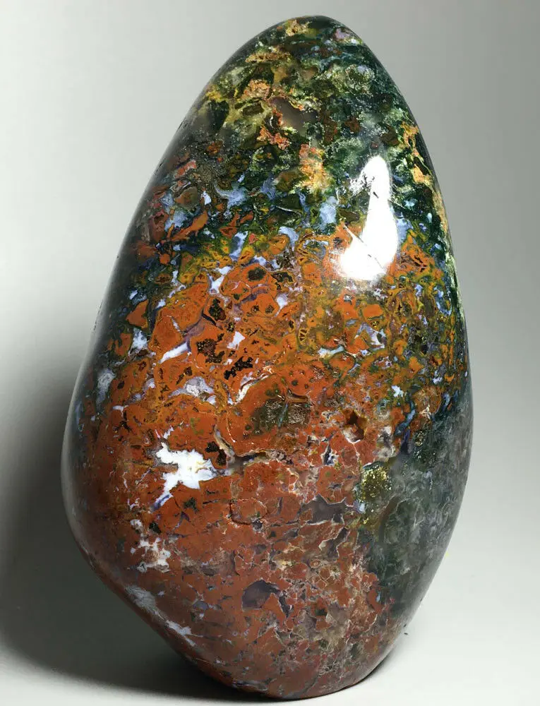 

1172g NATURAL green OCEAN JASPER CRYSTAL healing wedding souvenirs