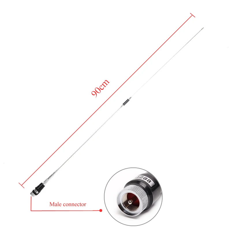 NAGOYA M288 UHF/VHF Dual Band антенна+ клип горе Kit RB-400+ 5 м кабель для QYT KT-8900 KT-980 TYT портативное автомобильное радио