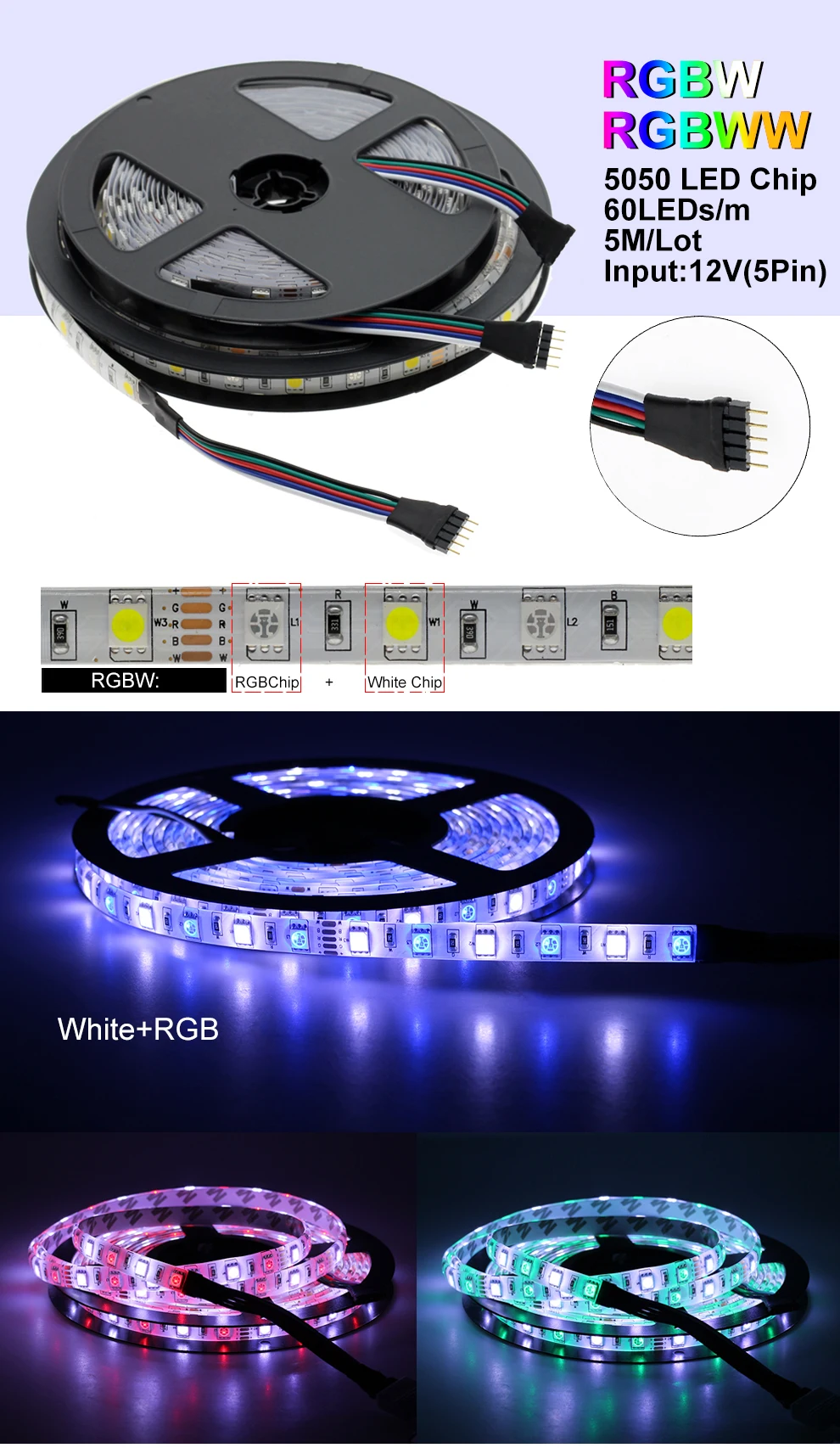 Светодиодная лента 5630 DC12V 60 светодиодный s/M 5 м/лот гибкий светодиодный светильник RGB RGBW Светодиодная лента 5050