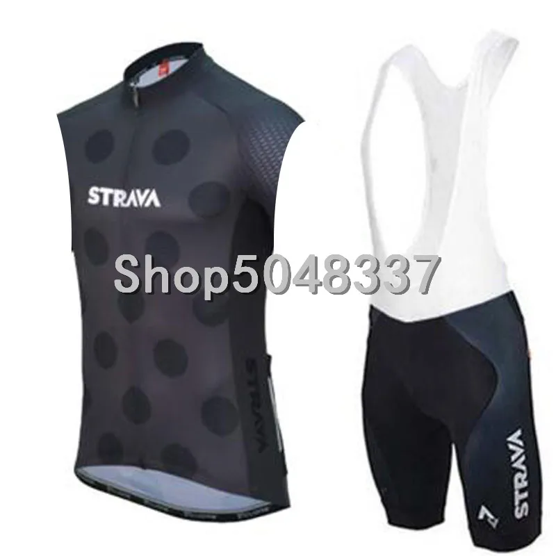 

STRAVA 2019 new Cycling sleeveless Jersey+Bib shorts outdoor Quick dry Breathable MTB Bike jersey Cycling Clothing