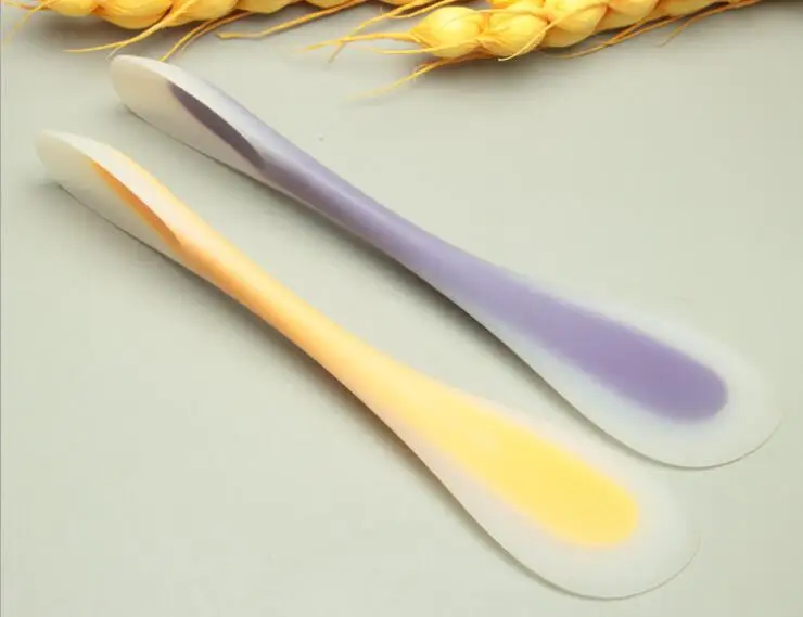  1PC Food Grade Silicone Spatula Pastry Scraper Heat Resistant Kitchen Large Double Head Butter Crea