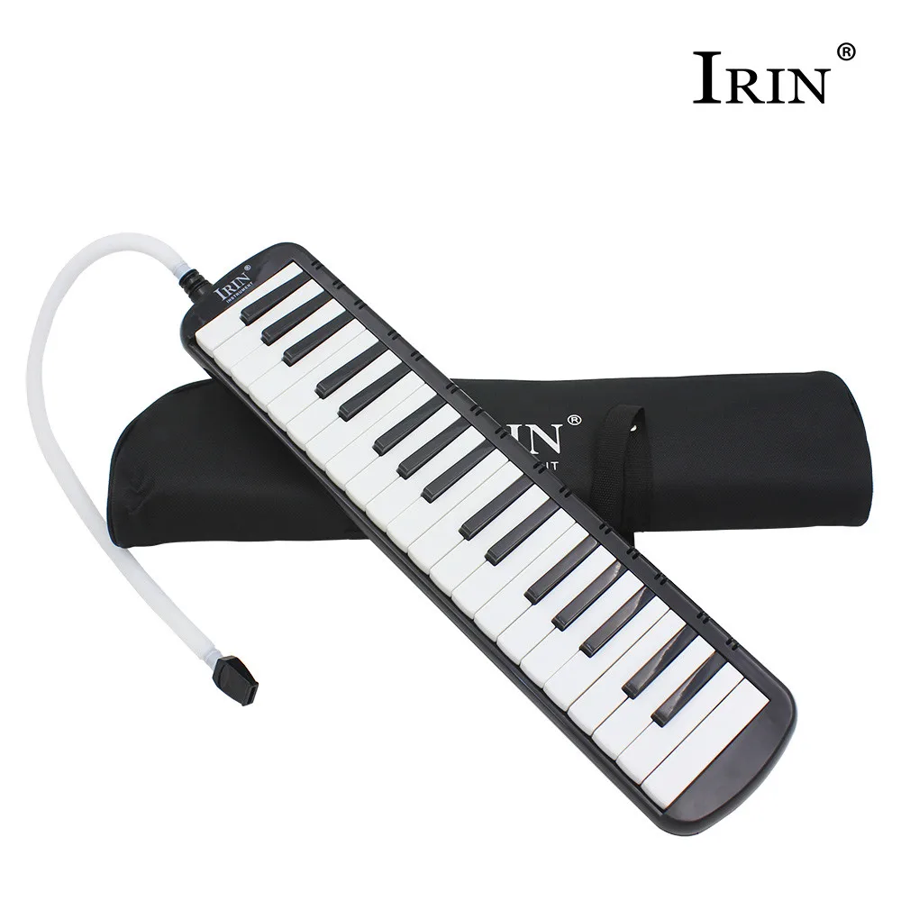 

37 key melody piano style harmonica + oxford bags gift toy for Student and musical instrument playing melodic black