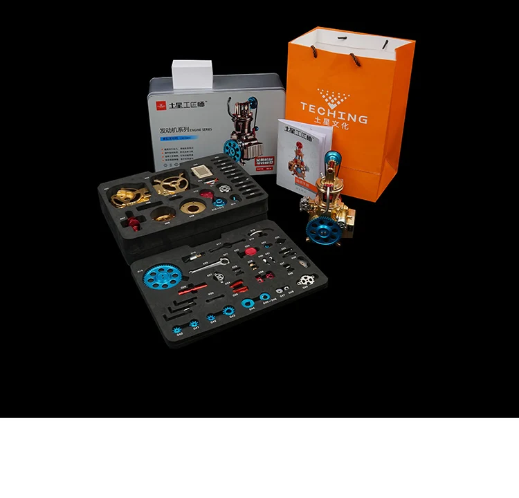 土星文化 4サイクルエンジンダイキャスト製組み立て模型