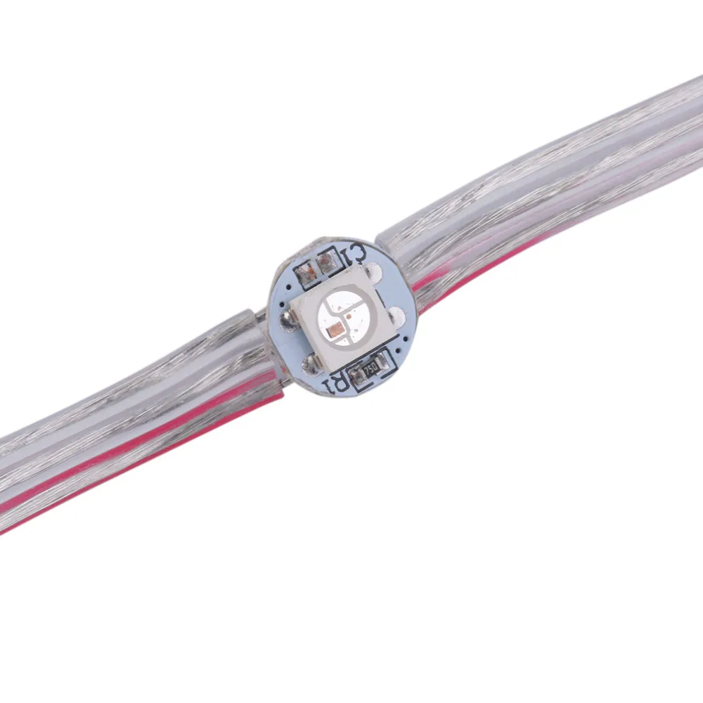 

Hot 50x WS2812B Pre-soldered leds with wire 5V WS2812 Wire Addressable Idividually LED Module String Panel