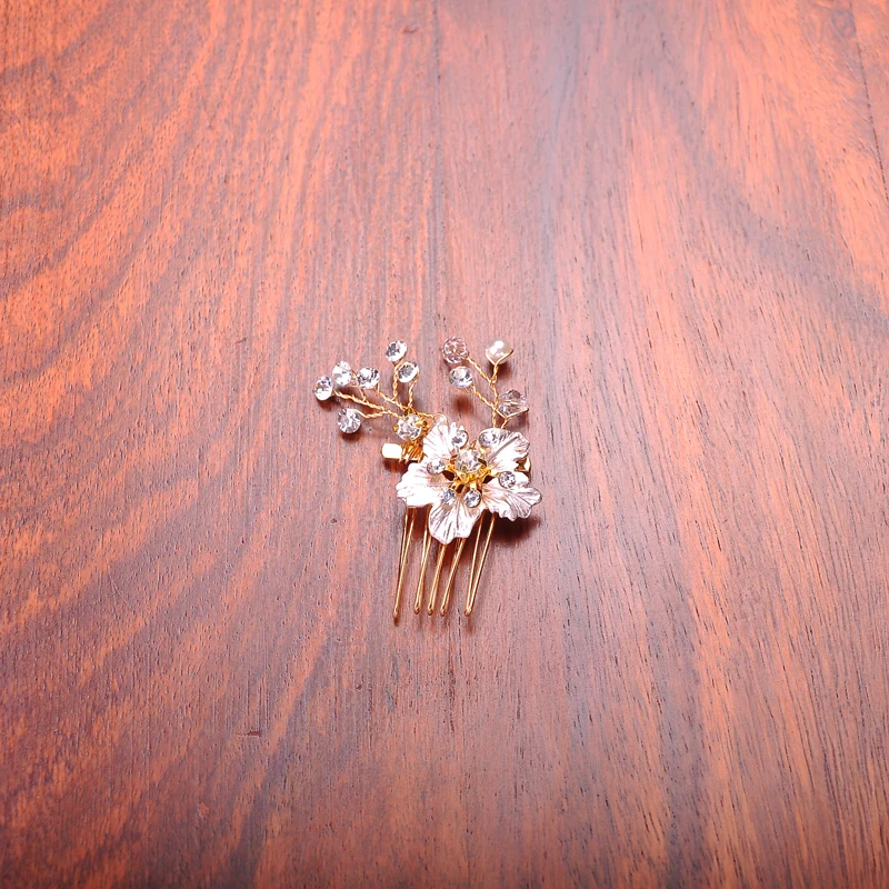 Gold Color Hair comb 5