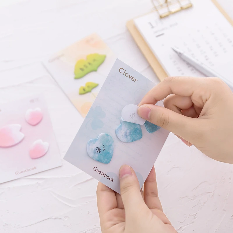 DL корейские Канцтовары креативные эстетические цветочные лепестки Удобная