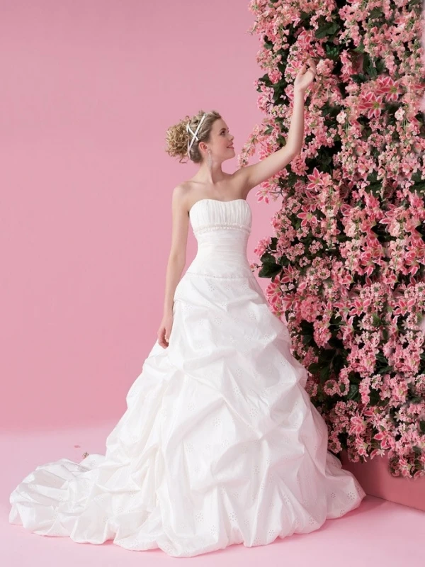 Taffeta Strapless Ball Gown Bridal Dresses weddingdresses Size Custom2015 nwe arrival | Свадьбы и торжества