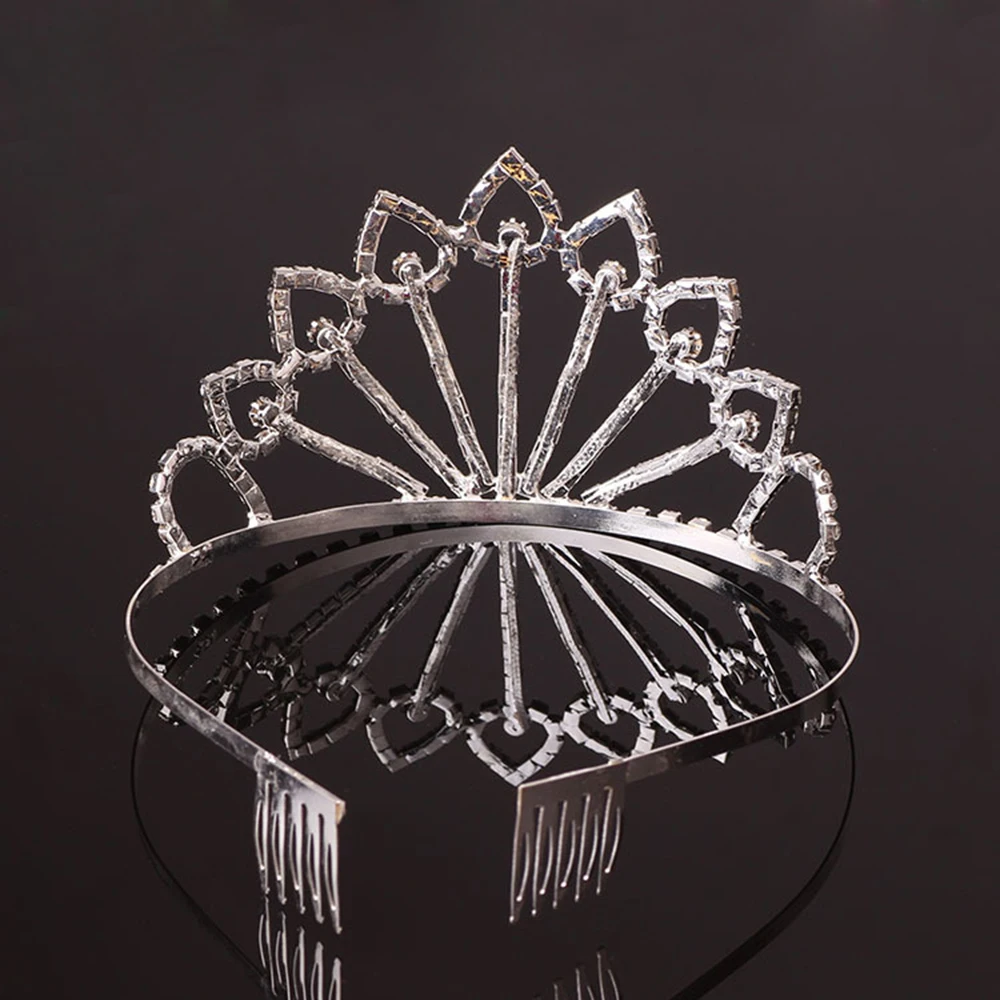AINAMEISI 9 стильные роскошные серебряные хрустальные свадебные диадемы и короны, гребень, пышные повязки на голову, большая корона, свадебные украшения для волос для женщин