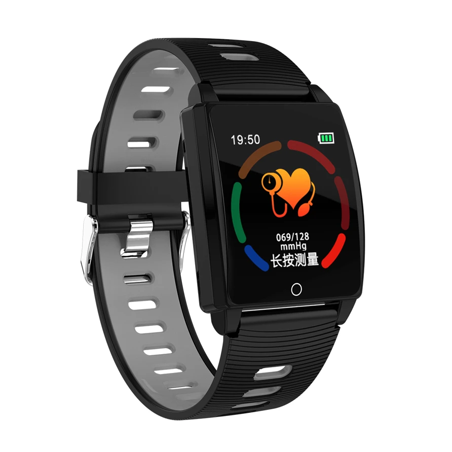 Smart Watch R17 Men 2.5D tempered glass 1.3 inch Full Display Blood Pressure Heart Rate Monitor Smart Health Wearable Device