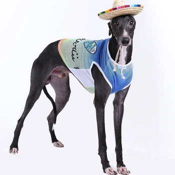 

2019 New Style Big Dog Vest Hawaiian Dog Cat Pet T-Shirt in Spring&Summer Pet Cloth 7XL Golden-haired Clothing Vest T-Shirt