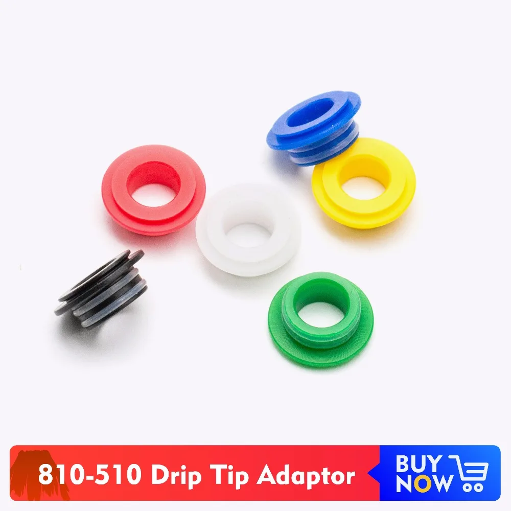 

Quartz Banger 810 to 510 Drip Tip Adaptor Driptip Connector Mouthpiece Convertor for V8 Goon 810 Atomizers Vape DIY (1piece)