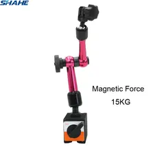 Suporte de base magnética universal shahe mini, suporte para indicadores de força magnética 15kg