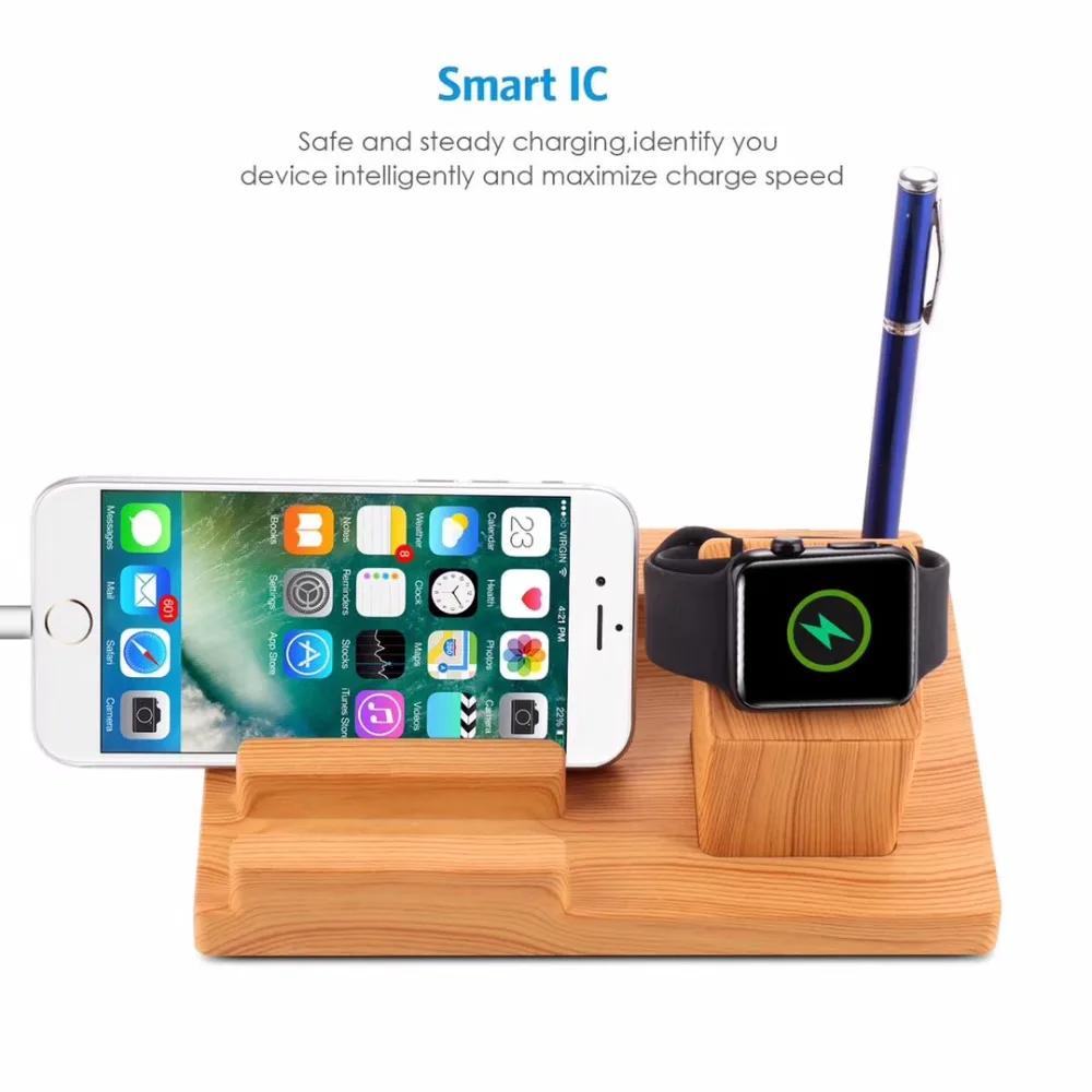 SZYSGSD мульти зарядное устройство для iPhone X Xs 7 6 6s 5s Зарядное Док станция Apple watch 4 3 2