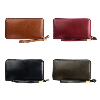 

Fashion New Women RFID Blocking PU Leather Clutch Long Wallet Lady Casual Card Money Holder Phone Pouch Purse Handbag Zipper Bag