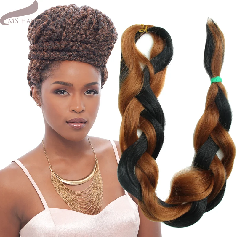 165g/pack Ultra Kanekalon Jumbo Braid Twist Crochet Brading Hair