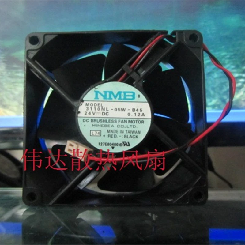 ANS все новые Semi CO 8025 24V 3110NL 05W B45 инвертор сервер бесшумный вентилятор