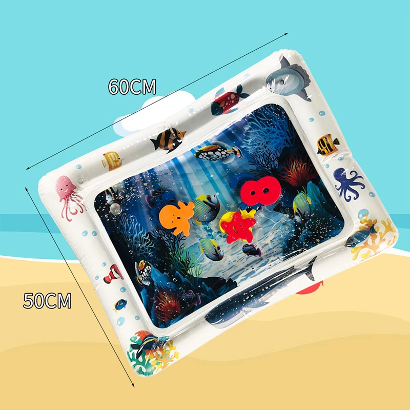 Летние надувные детские Playmat Activity Mat Baby Play водяное сиденье игрушки для детский коврик летние плавательные пляжные игры для бассейна Детские тренажерные залы коврик - Цвет: D