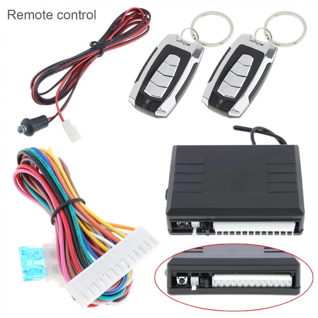 New 12v Universal Car Auto Remote Central Kit Door Lock Locking Vehicle  Keyless Entry System Central Locking With Remote Control