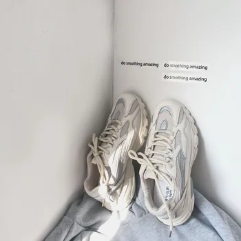 

vulcanized shoes chunky trainers basket femme modis white platform female sneakers women casual shoes zapatillas de mujer