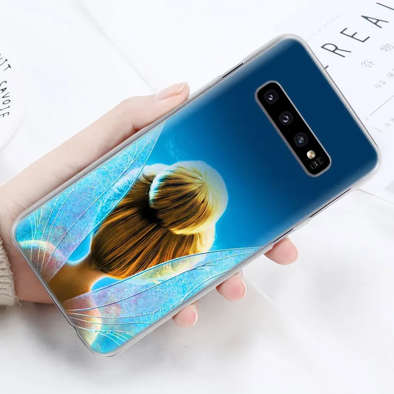 «Динь-Динь» Tinkerbell аниме телефонные чехлы для samsung Galaxy S10e S10 плюс S8 S9 плюс S6 S7 край A40 A50 A70 M20 чехол Coque