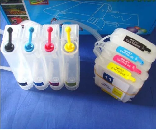 

CISS for HP 10 11 4844 4836 4837 4838 INK CARTRIDGES 1100 1000 K850 PRINTER