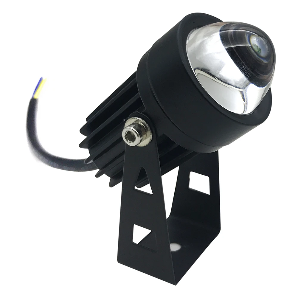 Lawn Lamp Outdoor Led Spotlight Narrow Angle Lighting Long Distance Floodlight for High Building Yard Garden 3W 85-265V Cree