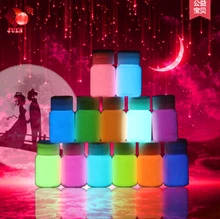 20 g 13colors water based liquid luminous coating super bright Fluorescent body face paint Luminous Acrylic