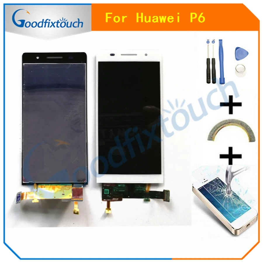 100% тестирование для Huawei P6 P6s ЖК дисплей + дигитайзер сенсорного экрана сменная