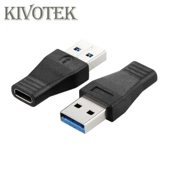 

USB3.1 A Female to USB Type-C Male Connector Adapter Support Data Sync & Charging For Laptop PC Macbook Tablet Free Shipping