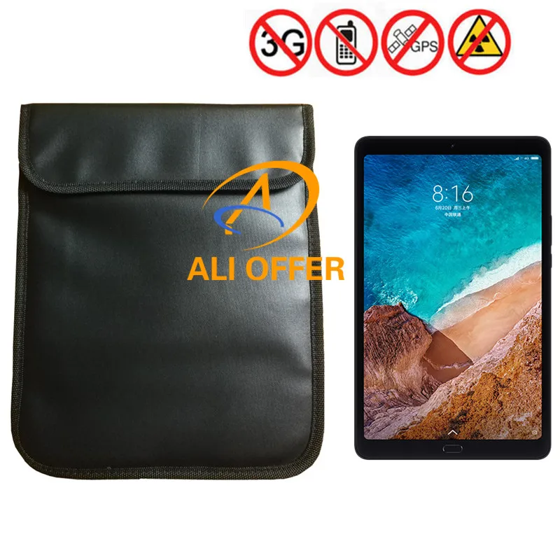 

Tablet Bag Anti-degaussing,Tablet RFID Signal Blocking Bag/Anti-Radiation,Suitable for 7",8",9",9.7",10",10.1",11",12" Tablet