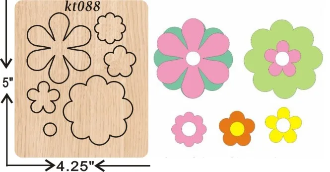 

flower cutting dies 2019 new die cut &wooden dies Suitable for common die cutting machines on the market