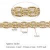 Cable de aluminio de 5 metros de Color oro rosa con textura de cadenas, cadena curva para pulseras, fabricación de collares de joyas DIY ► Foto 1/6