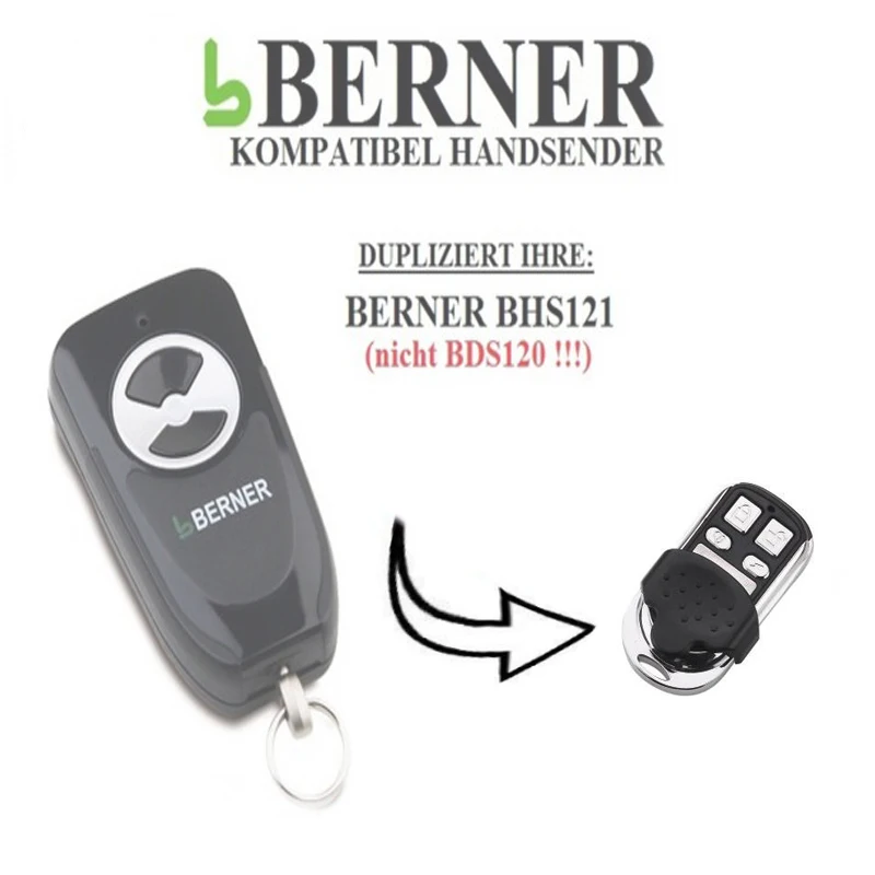 

1pcs FOR BERNER BHS121 transmitter replacement remote control 868.3MHZ