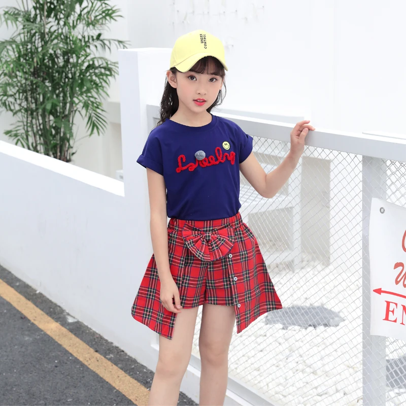 

Children's Summer Suit 2019 New Kids Korean Short Sleeve Short Pants Two-piece Fashion Little Girls Clothing