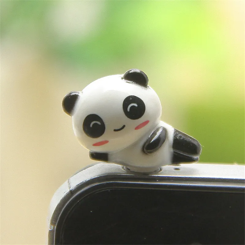 CatXaa Cartoon Animal 3.5mm Earphone Dust Plug Bear Pig Panda 3.5 AUX Audio Port Jack Stopper for Notebook Mobile Phone Huawei