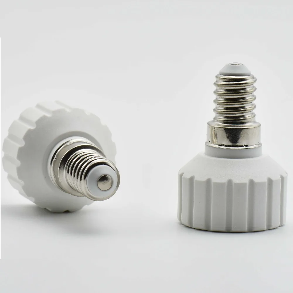 12 шт. галогенные патроны для светодиодсветильник ламп GU10 E14|lamp holder converters|e14 to gu10gu10