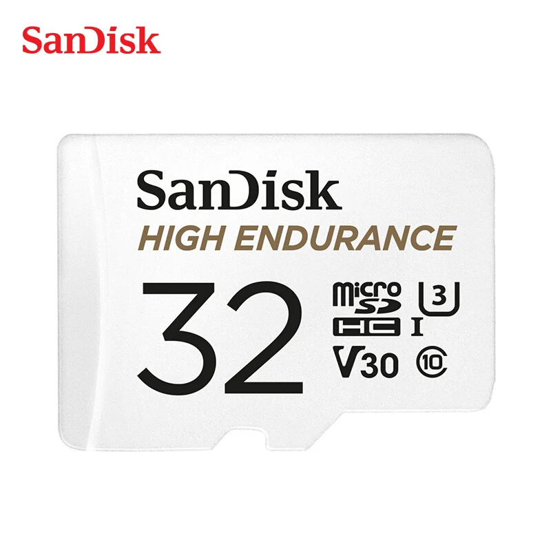Карта памяти SanDisk высокая выносливость, micro SD карта, C10 U3 4 K 32 GB 64 GB 128 GB 256 GB TF карт для вождения рекордер видеонаблюдения