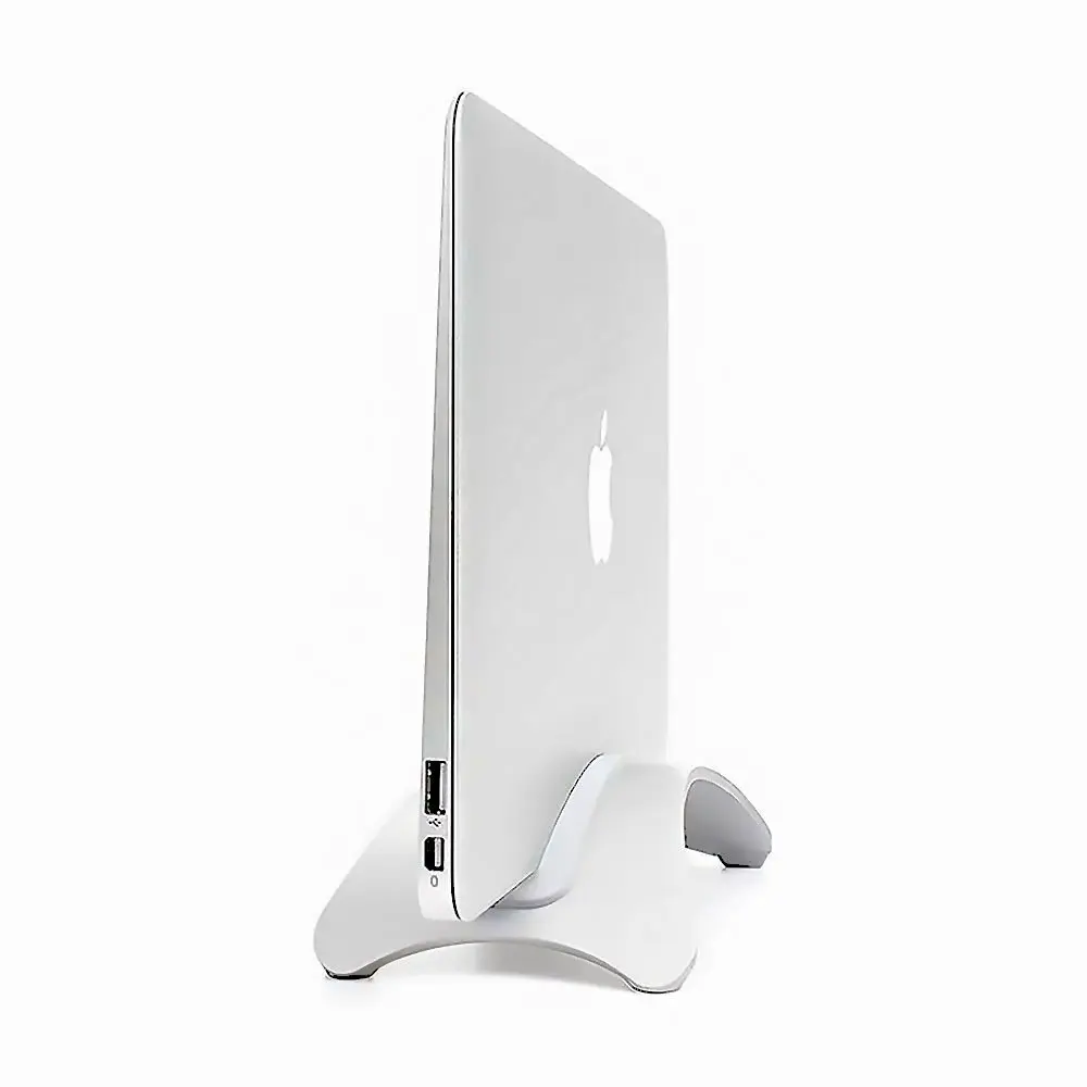 

Aluminum Space-saving Laptop Vertical Stand Desktop Erected Holder for Mac MacBook Air / Pro iPad Notebook Computer