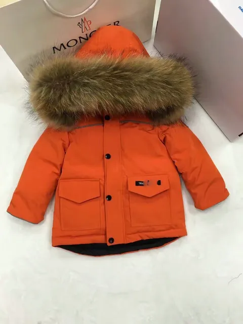 Cheap 2016 Winter Jacket Girls down coat child down jackets girl duck down Fur hooded long design coats children outwear outerwear