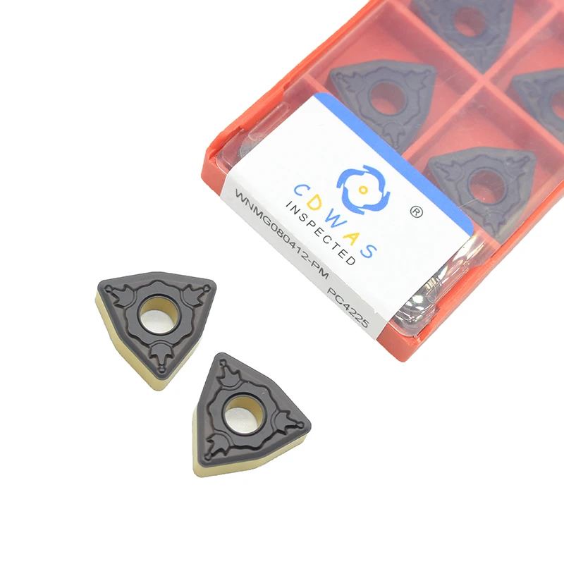 

WNMG080412 PM PC4225 Carbide insert External Turning Tools Lathe cutter Tool turning insert For processing steel parts