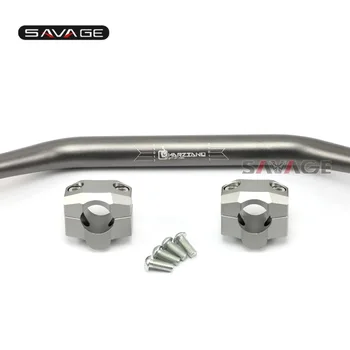 

For KAWASAKI KX250F KX450F KLX250 Off-road Handlebar Steering Wheel & Riser handlebar CNC Aluminum