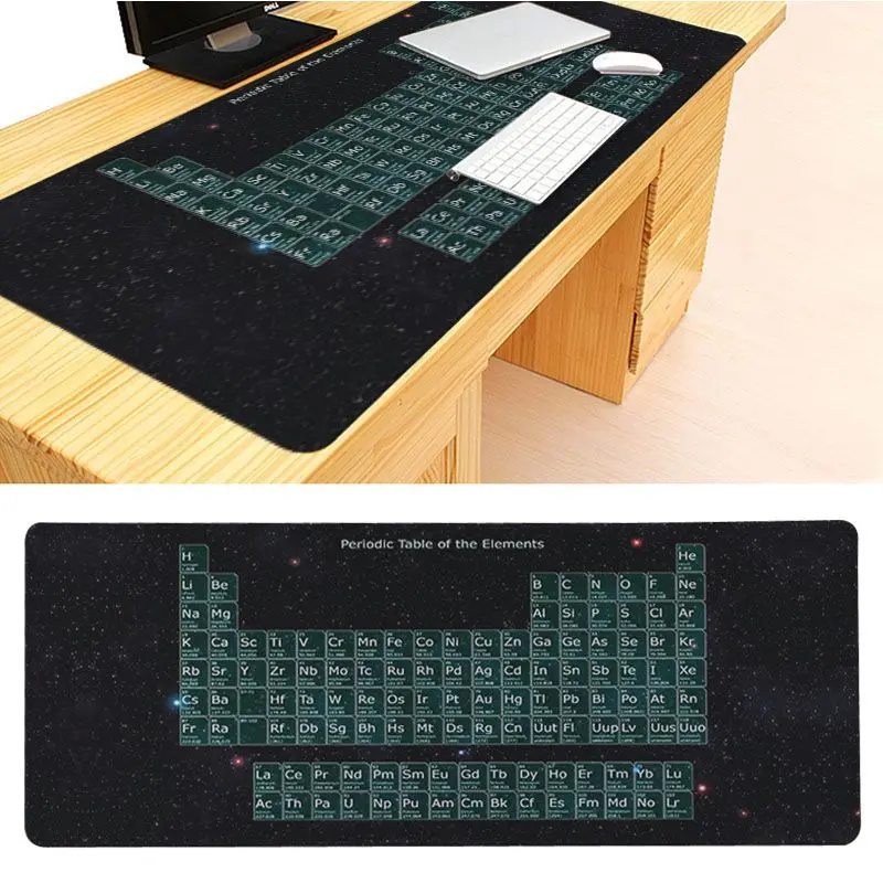 MaiYaCa Новая печатная Таблица из элементов силиконовый коврик для мыши игровой размер для 300*900*2 мм и 400*900*2 мм игровой коврик для мыши