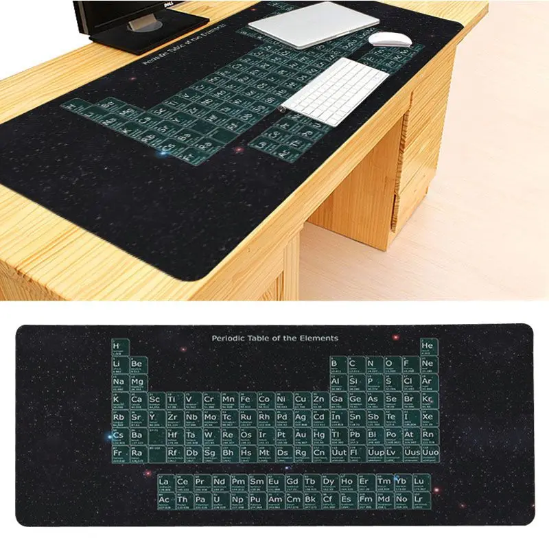  MaiYaCa New Printed Periodic Table of Elements Silicone Pad to Mouse Game Size for 300*900*2mm and 