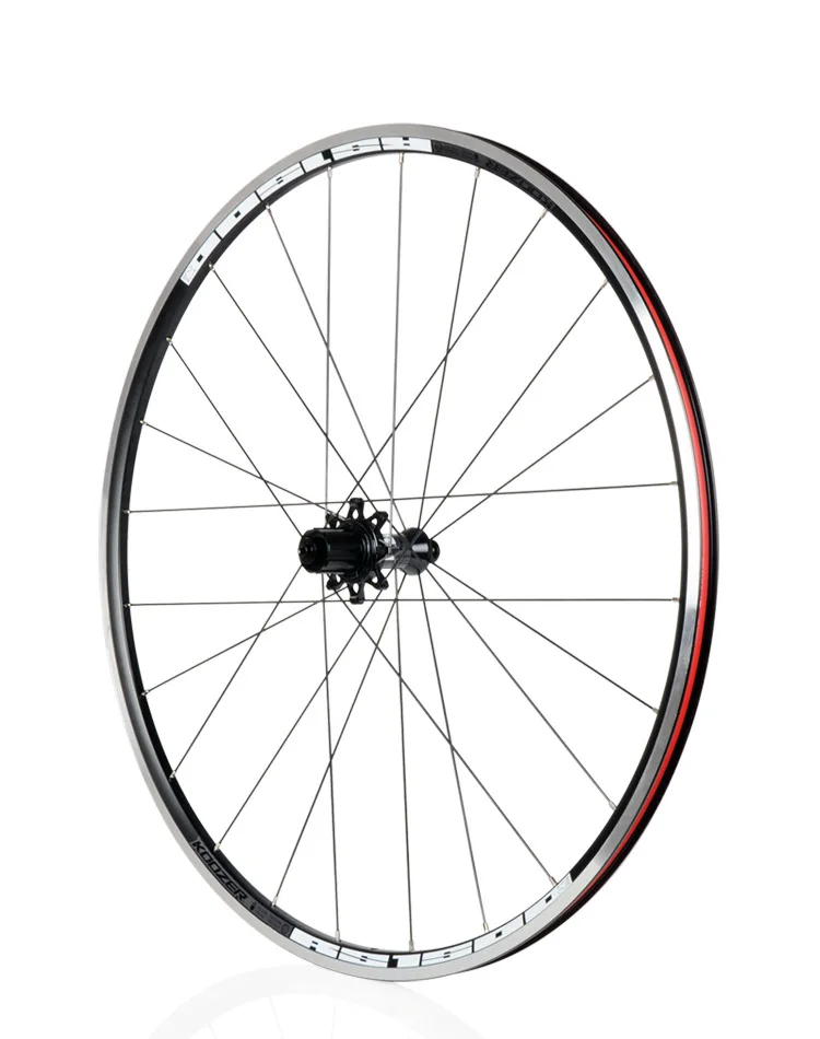 KOOZER Aluminium alloy 21/ 30mm Clincher Road Bicycle Wheelset Straight pull hub 700c x18-25c tyre 2:1 rear wheel