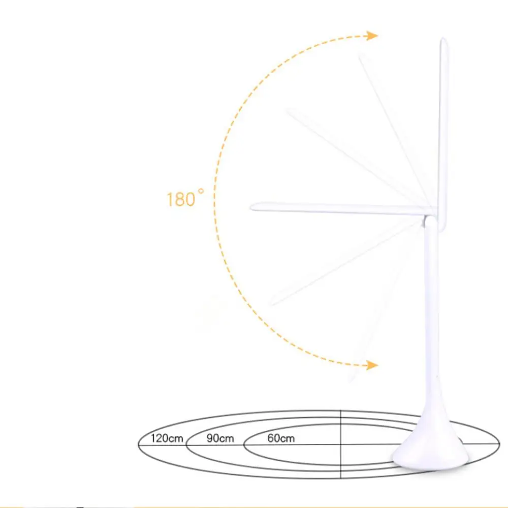  HobbyLane 4W USB LED Desk Lamp Adjustable Folding table lamp with Alarm Clock Temperature Calendar 