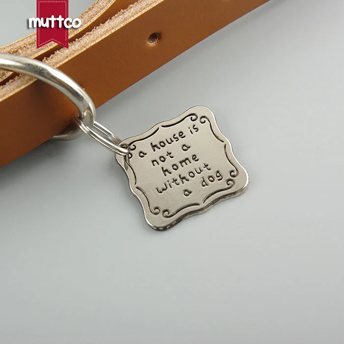 

wholesale kirsite alloy self-design dog pet tag DIY letter square dog id tag