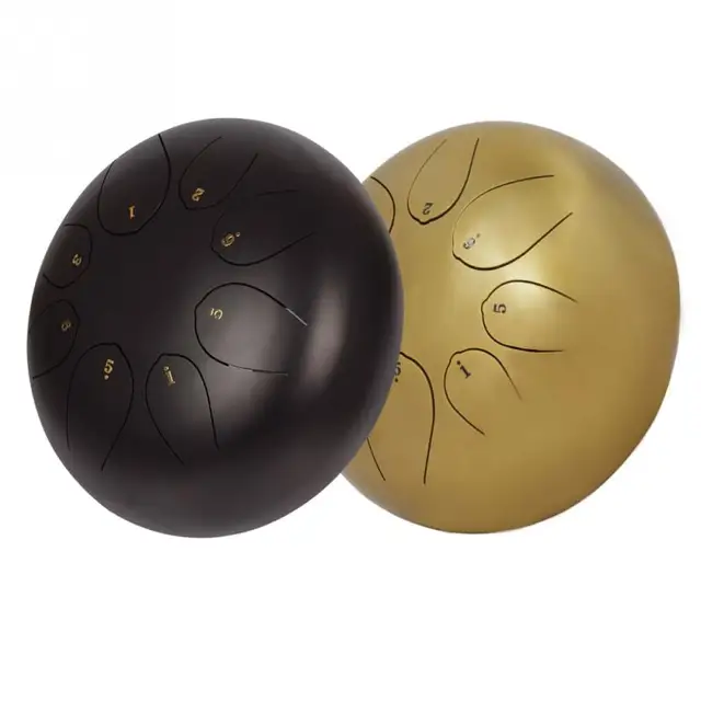 Buy 10inch Steel Tongue Hand Pan Drum Buddhism Meditation Percussion Instrument
