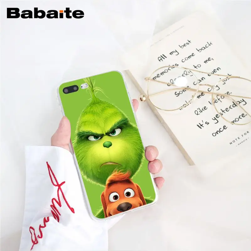 Babaite How the Green ofMonster Grinch палантин чехол для телефона с рождественским рисунком для iphone 11 Pro 11Pro Max X XS MAX 6 6S 7 8Plus 5 5S XR