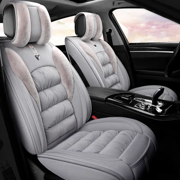 

3D winter Plush car seat cover universal cushion car styling For Infiniti EX25 FX35/45/50 G35/37 JX35 Q70L